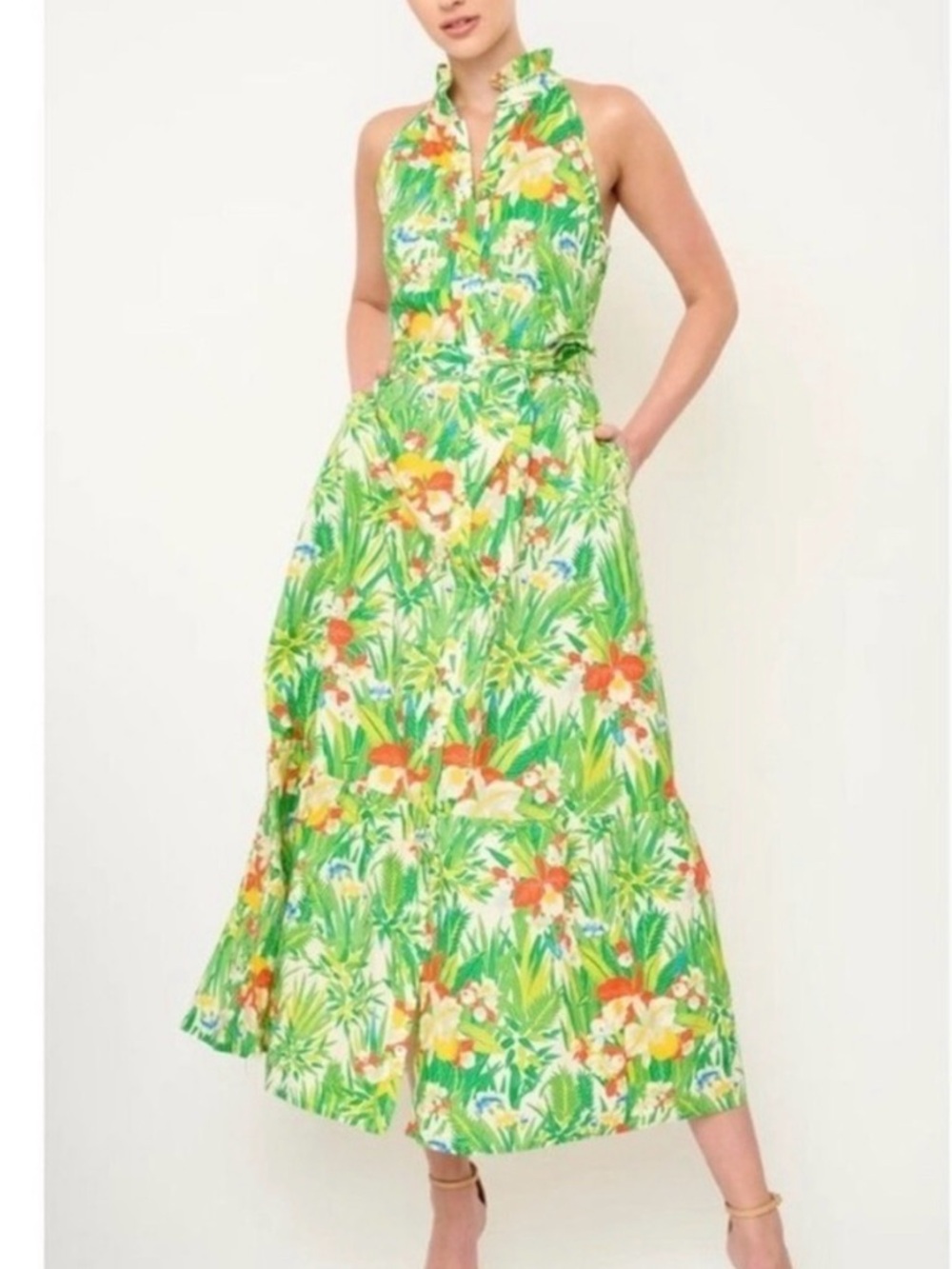 Flora Bea NYC Cotton Fawn Dress Tahiti NWT